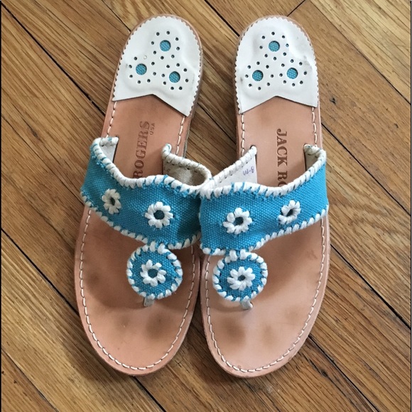 Jack Rogers Shoes - JACK 🦋ROGERS BLUE SANDALS